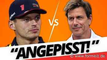 Retourkutsche: So frech stänkert Verstappen gegen Toto Wolff!