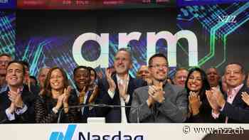 Der Chipdesigner ARM startet mit einem Kurssprung an der Börse