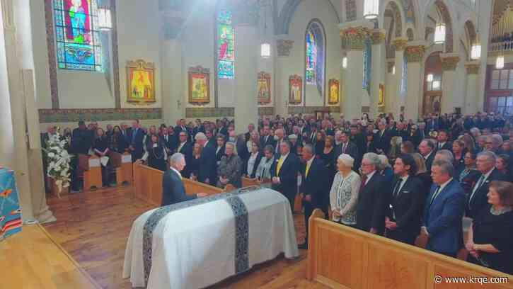 Former Governor Bill Richardson memorial service