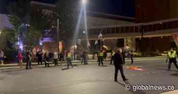 London police officer assaulted, charges laid following ‘anti-Trudeau’ protest