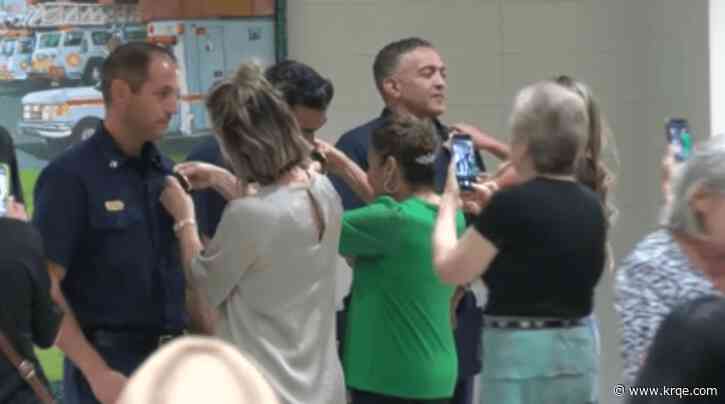 AFR celebrates firefighter promotions
