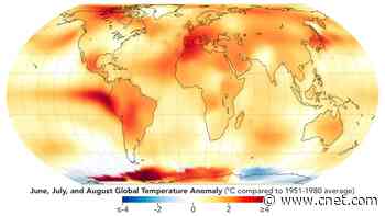 NASA Declares Summer 2023 the Hottest on Record     - CNET