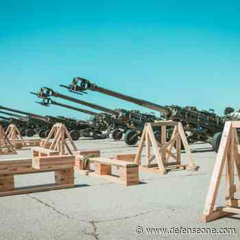 Ukraine learning to fight with a hodge-podge of foreign artillery