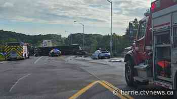 One person seriously injured in multi-vehicle crash on Highway 9