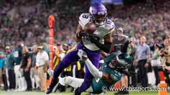Vikings' Justin Jefferson makes NFL history while committing costly fumble on same play vs. Eagles