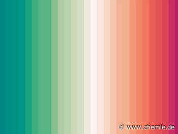 Ozeanversauerung in farbigen Streifen