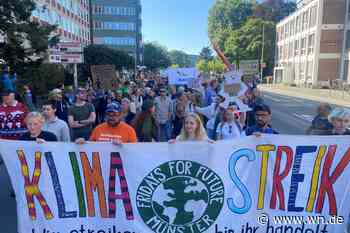 Knapp 1000 Teilnehmer beteiligen sich an Klimastreik in Münster