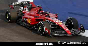 Leclerc vor Sainz: Ferrari im ersten Singapur-Training überraschend voran