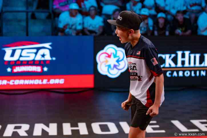 Bastrop boy becomes pro cornhole player