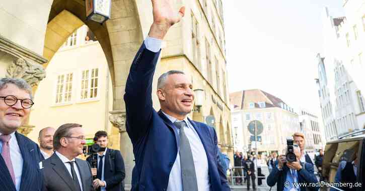 Vitali Klitschko in Münster: Brauchen weiter Waffen