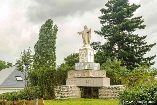 Heilig Hartbeeld op molenvoet klaar voor nieuwe inwijding op historische site: “Het beeld straalt als nooit tevoren”