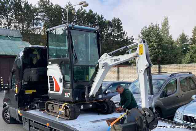 Jong machineverhuurbedrijf Rentalworks kan jaar na diefstal minigraver terughalen uit Tsjechië