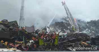 Saint John, N.B., scrapyard fire contained, shelter-in-place advisory lifted: mayor
