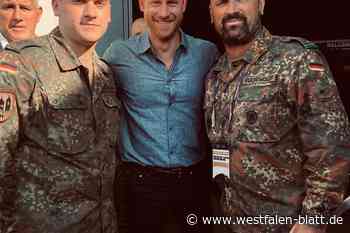 Adrian und Andreas Rückewoldt aus Nieheim treffen Prinz Harry