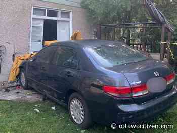 No injuries but townhouse in Uplands area deemed unlivable after car crashes into rear