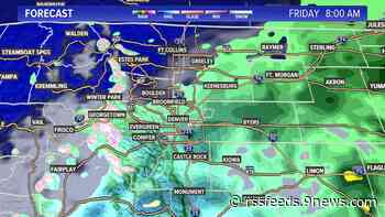 Scattered rain, snow showers before pleasant weekend in Colorado