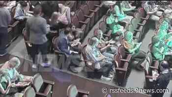 Surveillance video: Boebert seen vaping, arguing with patrons before removal from Denver theater