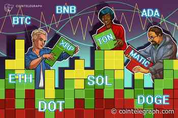 Price analysis 9/15: BTC, ETH, BNB, XRP, ADA, DOGE, SOL, TON, DOT, MATIC