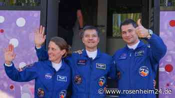 Zwei Russen und US-Astronautin erfolgreich ins All gestartet