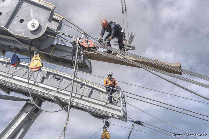 Terminals For Big Sky's Lone Peak Tram Connected For First Time