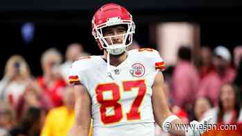Chiefs' Kelce, Jones to play Sunday vs. Jaguars