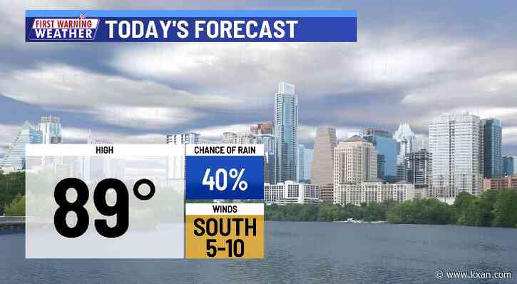 A few storms today, but more expected Saturday