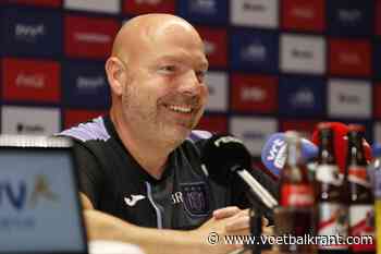 Riemer moet supporters van Anderlecht ontgoochelen: "Dat is niet echt mijn doel met de ploeg"