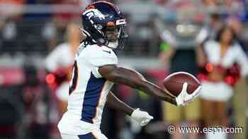 Broncos' Jeudy set to make season debut Sunday