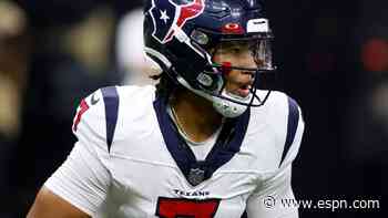 Texans list QB Stroud questionable vs. Colts