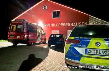 FW Flotwedel: Suche nach vermisster Person bei Oppershausen endet glimpflich