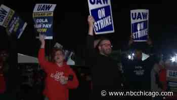 United Auto Workers strike at 3 Midwest plants, but not in Chicago – at least yet