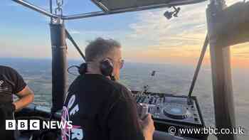 Eats Everything DJs in hot air balloon from Bath to Bristol