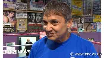 Bristol boxing coach training Ukrainian refugee for free