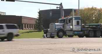 Town of Devon residents fed up with engine retarder brake noise on Highway 60