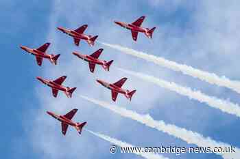 Exact time Red Arrows will fly over Cambs for Duxford Battle of Britain Air Show