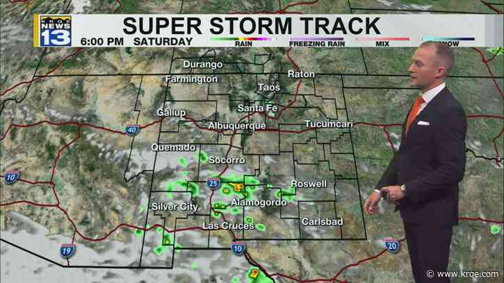 Drier weather returns to parts of New Mexico Saturday
