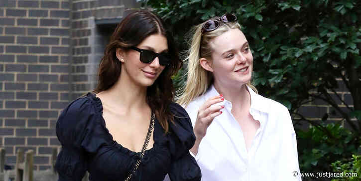 Camila Morrone & Elle Fanning Spotted Having Lunch in NYC After Attending Sofia Coppola Book Launch
