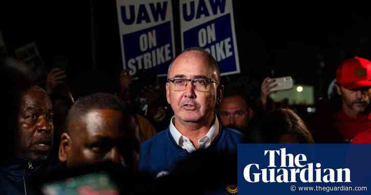 'We're not asking to be millionaires': workers strike at US car giants – video