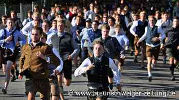 Frühsport auf der Wiesn: Das Oktoberfest vor dem Start