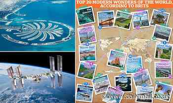 Revealed: The 20 modern wonders of the world, according to Brits - so do YOU agree with the list?