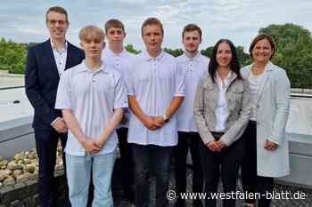 Vier Nachwuchskräfte bei Schaeffler in Steinhagen