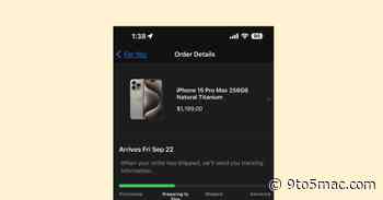 First iPhone 15 and iPhone 15 Pro pre-orders now ‘Preparing to Ship’