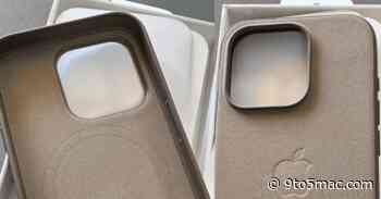 iPhone 15 FineWoven cases arrive, customers show Apple’s post-leather material