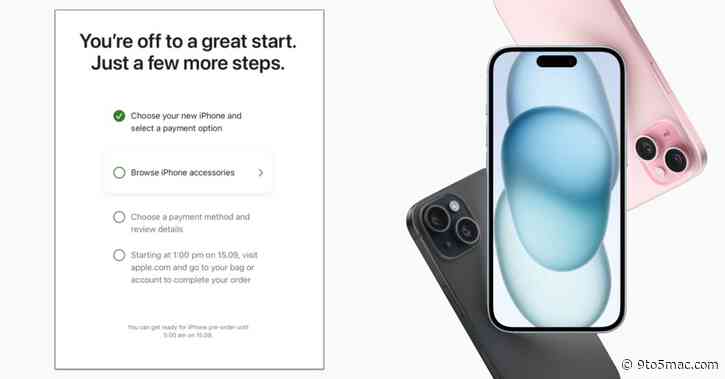 You can now prepare your payment method in advance of iPhone 15 preorders tomorrow