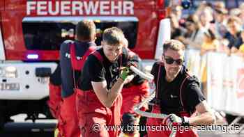 Braunschweig: Wer zieht ein Feuerwehrauto am schnellsten?