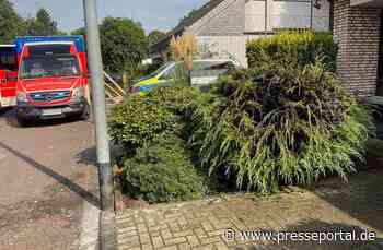 FW Alpen: Heckenbrand in Menzelen