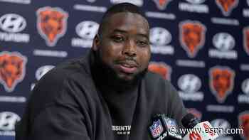Bears starting RG Davis doubtful to play vs. Bucs