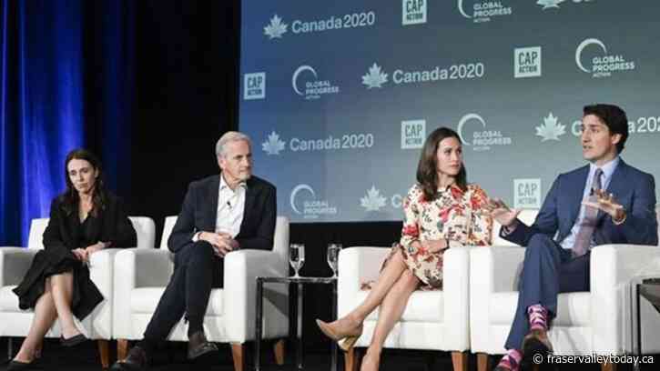 Trudeau calls for better progressive messaging at summit in Montreal