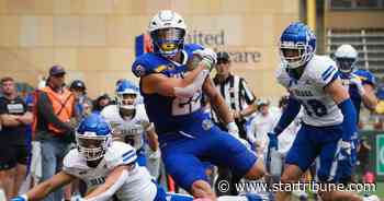 South Dakota State beats Drake 70-7 at Target Field, home of the Minnesota Twins