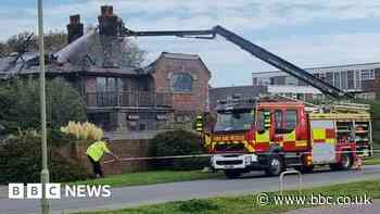 Man arrested after fire rips through New Forest home